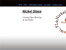 Tablet Screenshot of nickelglass.com